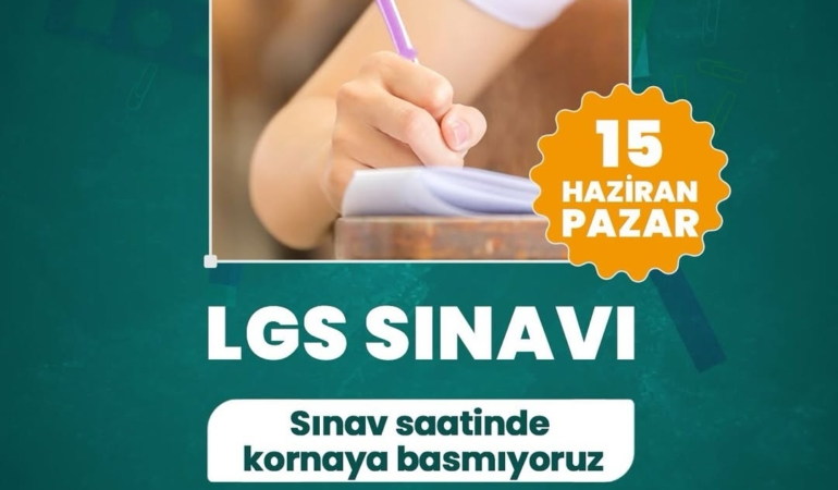 LGS Sınavında Başarılar Diliyoruz!