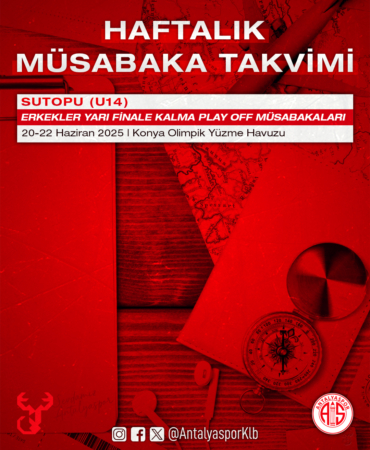 Antalyaspor’un Bu Haftaki Müsabaka Programı!