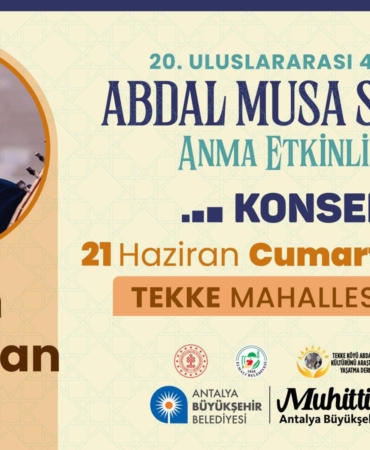 Elmalı’da Türkülerle Dolu Geceye Davet!