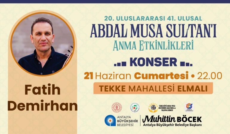 Elmalı’da Türkülerle Dolu Geceye Davet!