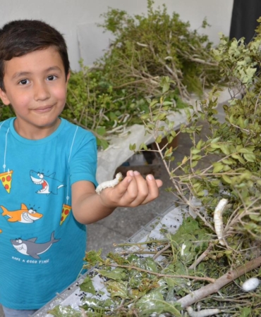 Çocuklar İpek Evi’nde Eğlenerek Öğrendi!