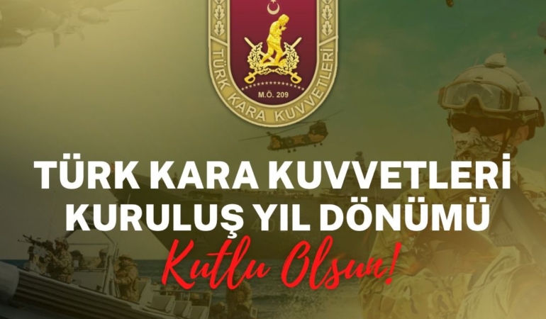 Türk Kara Kuvvetleri’ne 2234. Yıl Kutlaması!
