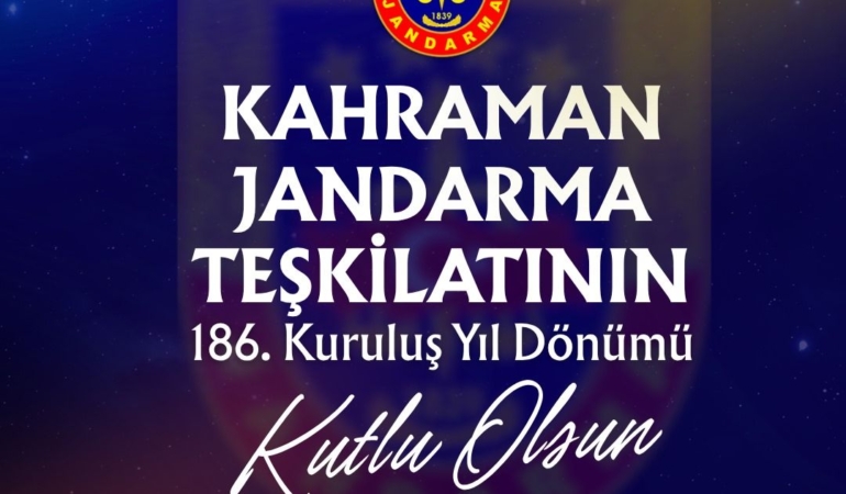 Jandarma Teşkilatı 186 Yaşında, Şehitlerimizi Anıyoruz!