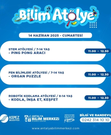 Antalya Bilim Merkezi’nde Bilimle Eğlenceli Gün!