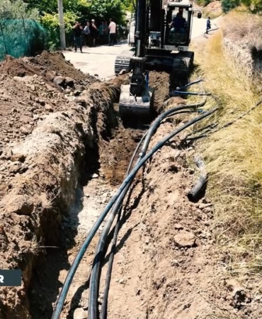 Çamyuva’da Su Hattı Yenileme Çalışmaları Tamamlandı
