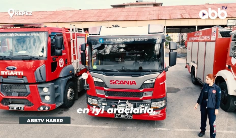 Antalya’nın Kahraman İtfaiyecileri 7/24 Görevde!