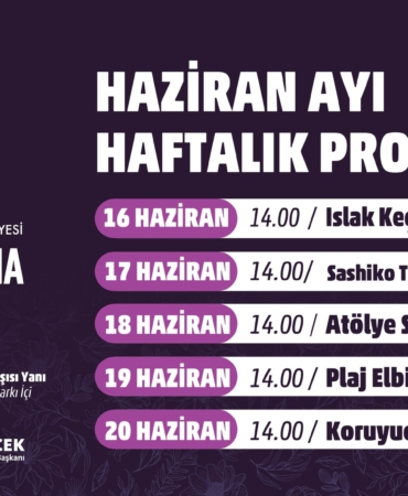 Kadınlara Özel Atölyeler Antalya’da Başlıyor!