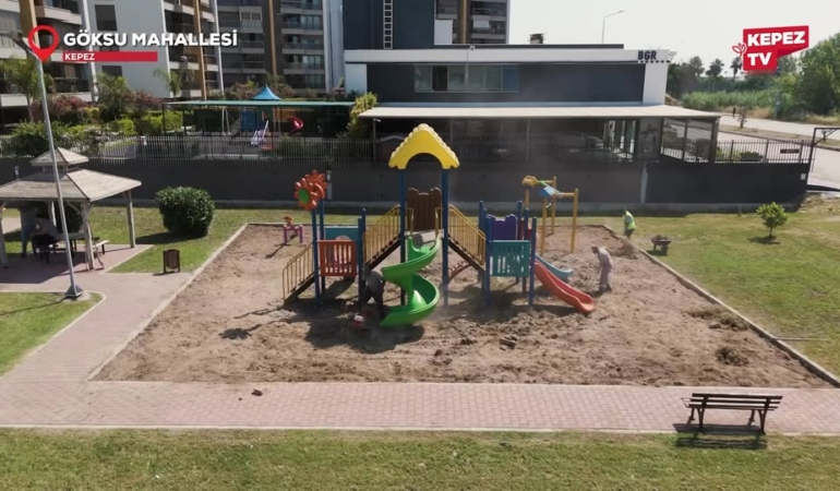 Kepez’de Parklar Yenileniyor, Çocuklar Güvende!