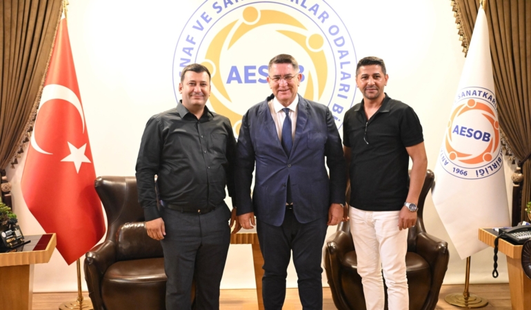 Antalya Esnafına İlçe Başkanlarından Ziyaret