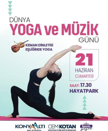 Yoga ve Müzikle Dolu Bir Gün Sizi Bekliyor!