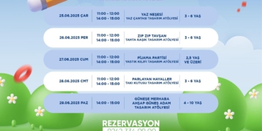 Minik Sanatçılar Yaz Atölyelerinde Buluşuyor!