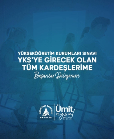 Gençlere Sınavda Başarı Dilekleri!