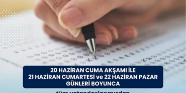 Gençlerimize YKS’de Başarı Diliyoruz!
