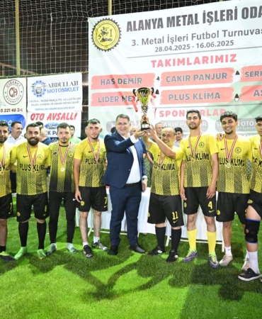 Alanya Metal İşleri Turnuvası’nda Şampiyon Plus Klima!