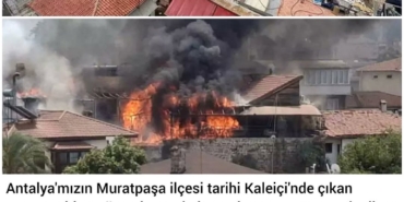 Kaleiçi’ndeki yangın için birlik olalım!