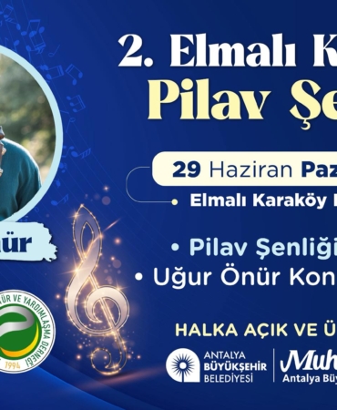 Elmalı’da Pilav Şenliğiyle Lezzet Dolu Gün!