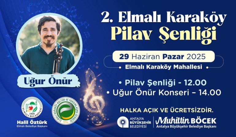 Elmalı’da Pilav Şenliğiyle Lezzet Dolu Gün!