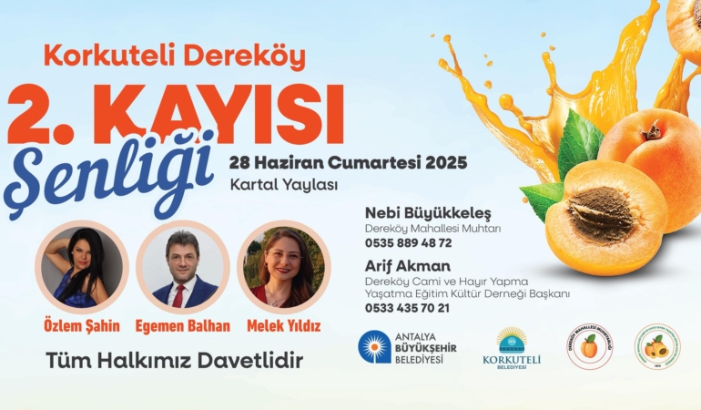 Korkuteli Kayısı Şenliği’ne Davetlisiniz!
