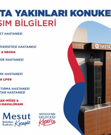 Kepez’de Hasta Yakınları İçin Ulaşım Kolaylığı!