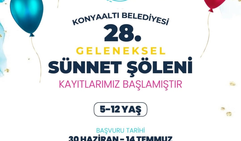 Sünnet Şöleni Kayıtları Başladı! Hemen Başvurun!
