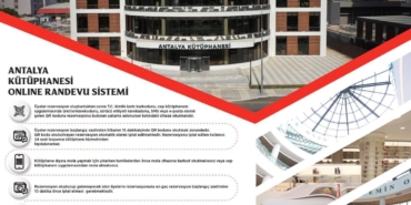 Antalya Kütüphanesi’nde Online Randevu Dönemi!