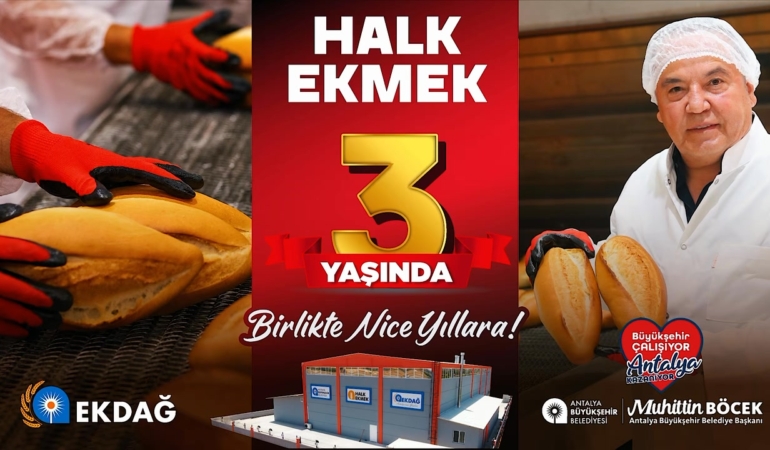Halk Ekmek 3 Yaşında: Sofralara Bereket!