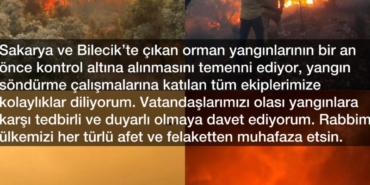 Yangınlara Karşı Tedbirli Olalım!