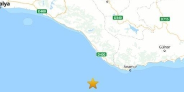 Antalya Açıklarında 4 Büyüklüğünde Deprem!