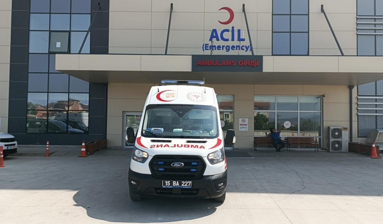 Kepçe Kazasında Kadın Hastanelik Oldu!