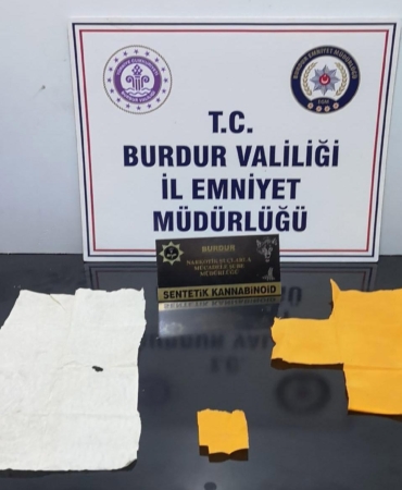 Burdur’da Uyuşturucu Operasyonu: 2 Tutuklama!