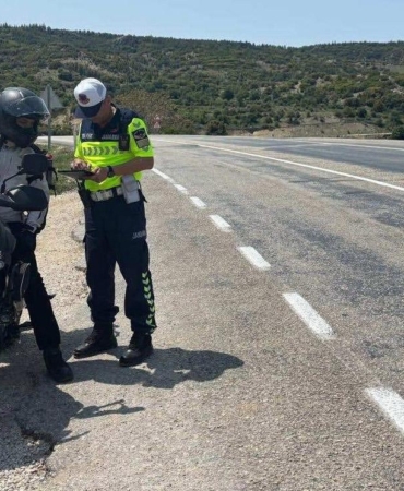Burdur’da 13 Motosiklet Trafikten Men Edildi!