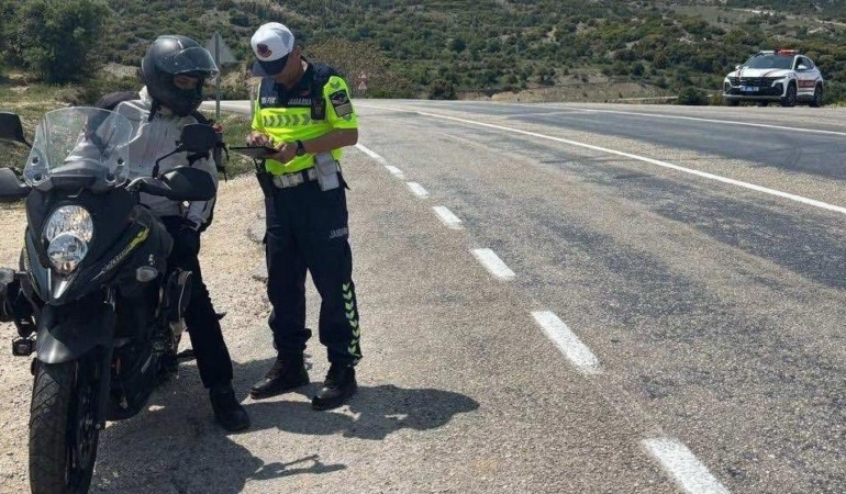 Burdur’da 13 Motosiklet Trafikten Men Edildi!