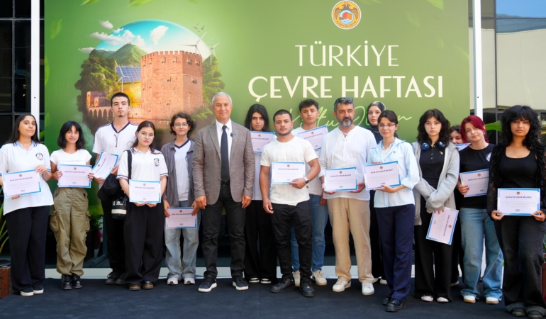 Alanya’da Çevre Haftası Ödülleri Sahiplerini Buldu