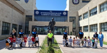 Minik Öğrencilerden Emniyet Müdürlüğü’ne Ziyaret!