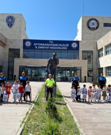 Minik Öğrencilerden Emniyet Müdürlüğü’ne Ziyaret!