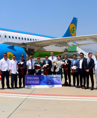 Özbekistan’dan Alanya’ya Tarihi Uçuş Gerçekleşti