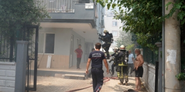 Ateşe Veren Şüpheli Kaçtı, Polis Peşinde!