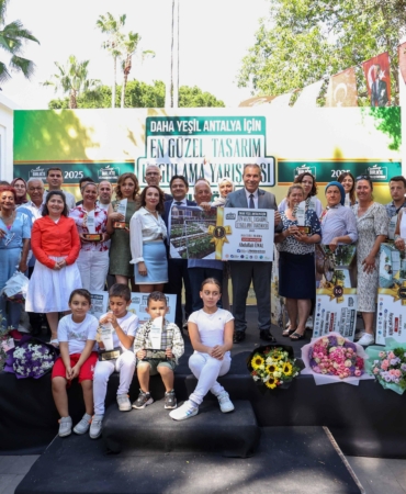 Antalya’da Yeşil Tasarım Yarışması Ödülleri Sahiplerini Buldu