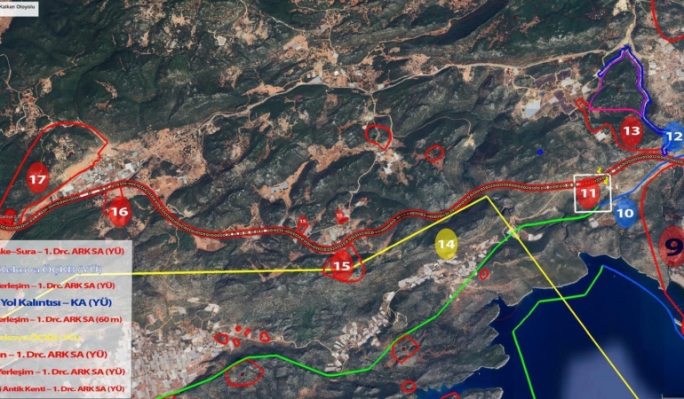 Finike-Kalkan Otoyolu Projesi’ne İtirazlar Artıyor
