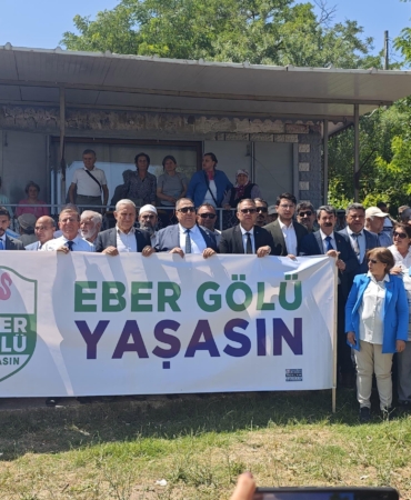 Eber Gölü’nde Kuraklık İçin Farkındalık Etkinliği