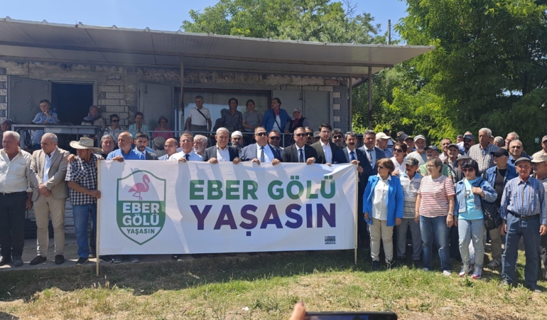 Eber Gölü’nde Kuraklık İçin Farkındalık Etkinliği