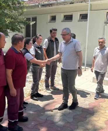 Orman Bölge Müdürü’nden Yangın Ekiplerine Ziyaret