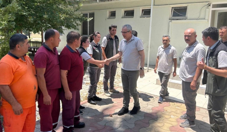 Orman Bölge Müdürü’nden Yangın Ekiplerine Ziyaret