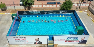 Kırsal Çocuklar İçin Portatif Yüzme Havuzları Açıldı!