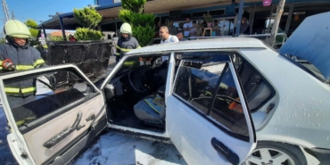 Seyir Halindeki Otomobilde Yangın Panik Yarattı!
