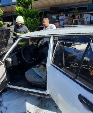 Seyir Halindeki Otomobilde Yangın Panik Yarattı!