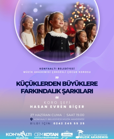 Konyaaltı’nda İki Ücretsiz Konser Heyecanı!