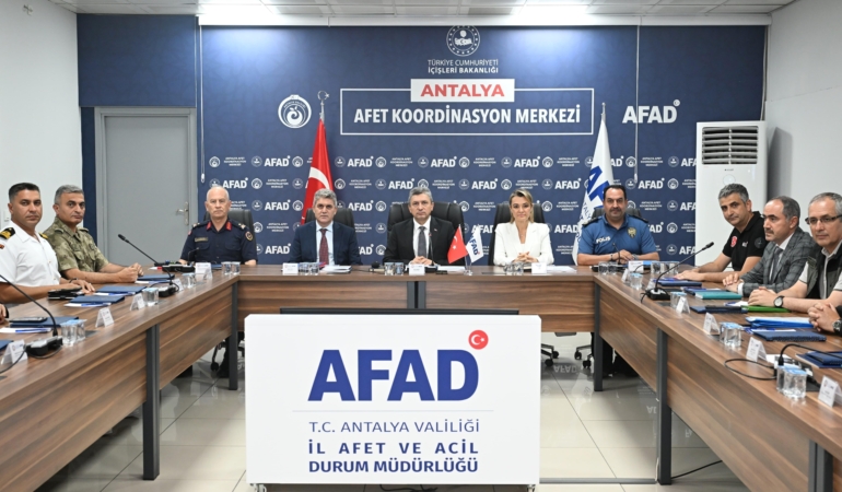 Antalya’da Afet Hazırlıkları İçin Kritik Toplantı
