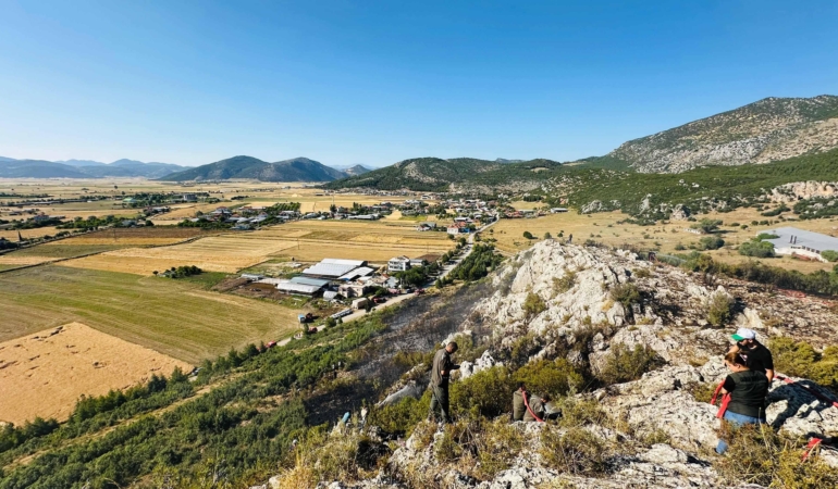 Bucak’ta Orman Yangını Hızla Kontrol Altına Alındı!