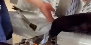 Demir Sandalyede Sıkışan Çocuğu İtfaiye Kurtardı!